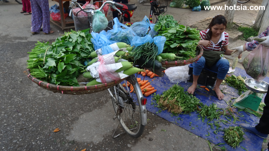 จังหวัดเตวียนกวาง เวียดนาม ตลาดเช้าจังหวัดเตวียนกวาง
