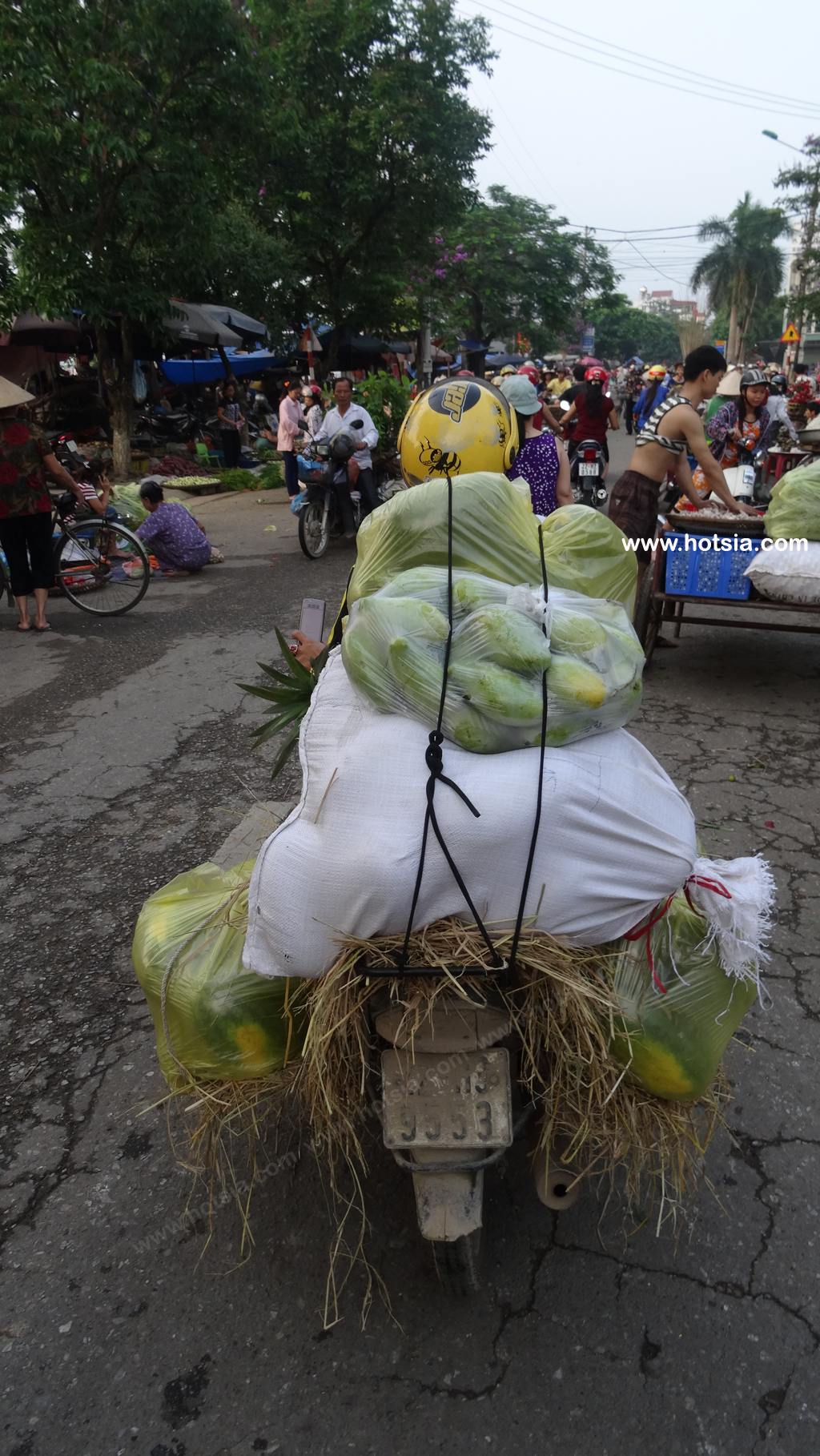 จังหวัดเตวียนกวาง เวียดนาม ตลาดเช้าจังหวัดเตวียนกวาง