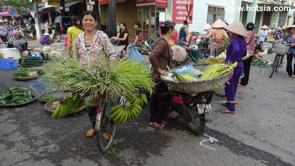 จังหวัดเตวียนกวาง เวียดนาม ตลาดเช้าจังหวัดเตวียนกวาง