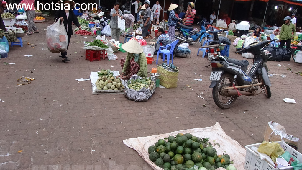 จังหวัดบ่าเสียะ-หวุงเต่า ตลาดเช้าเมืองบ่าเสียะ
