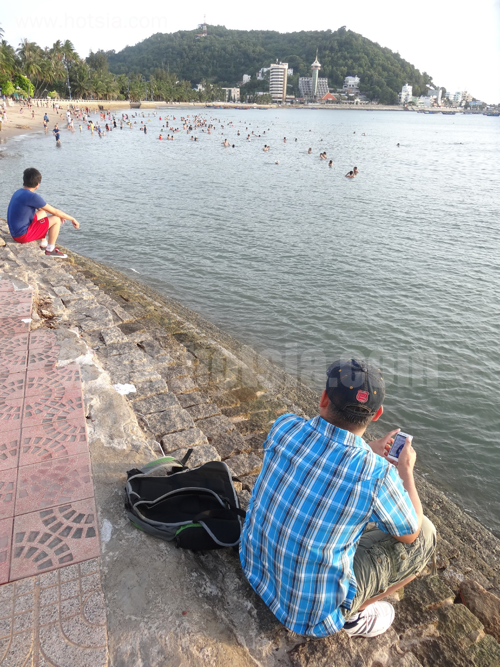 จังหวัดบ่าเสียะ-หวุงเต่า ชายหาดทะเลหวุงเต่าสวยมาก