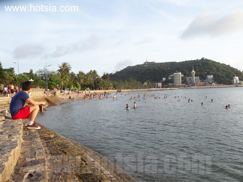 จังหวัดบ่าเสียะ-หวุงเต่า ชายหาดทะเลหวุงเต่าสวยมาก
