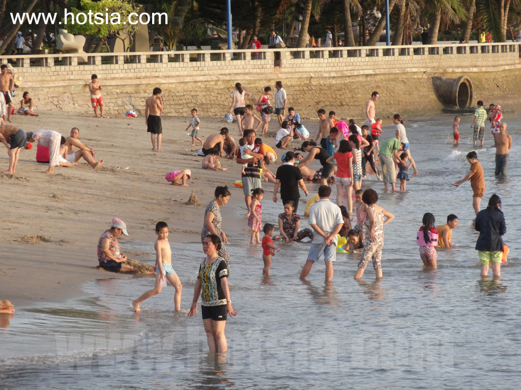 จังหวัดบ่าเสียะ-หวุงเต่า ชายหาดทะเลหวุงเต่าสวยมาก