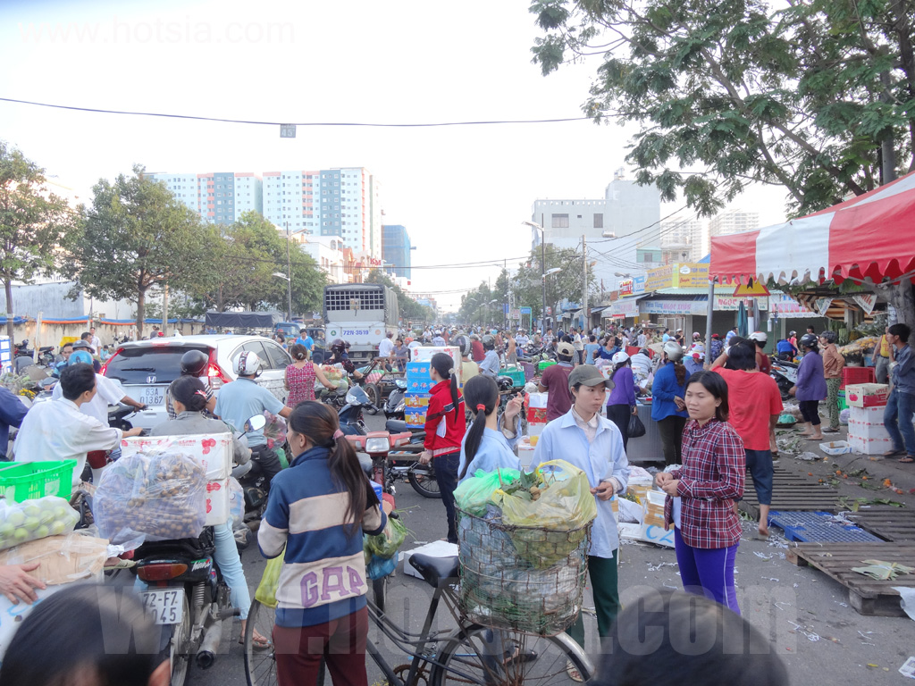 จังหวัดบ่าเสียะ-หวุงเต่า ตลาดเช้าหวุงเต่า