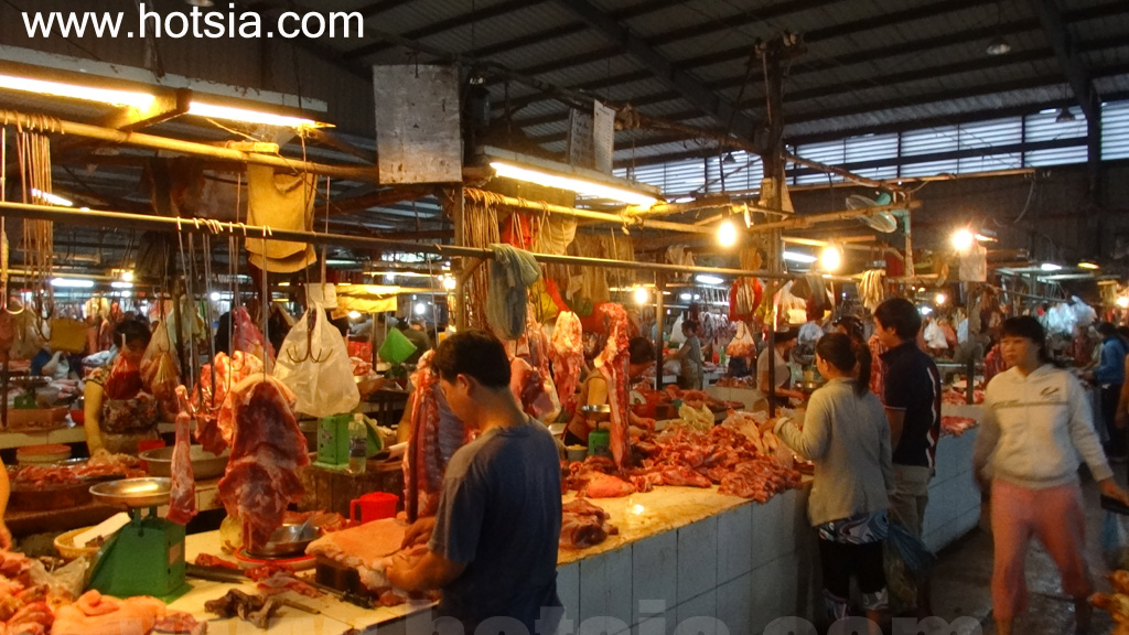 จังหวัดบ่าเสียะ-หวุงเต่า ตลาดเช้าหวุงเต่า