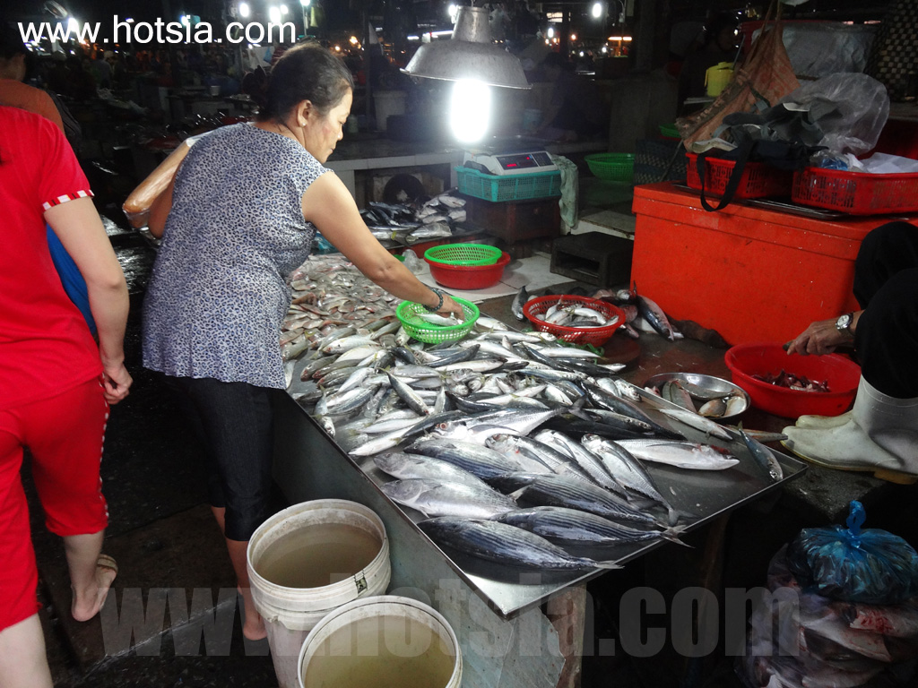 จังหวัดบ่าเสียะ-หวุงเต่า ตลาดเช้าหวุงเต่า