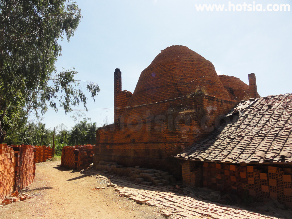 เบ๋นแจ Ben Tre เตาเผาอิฐเบ๋นแจ(Ben tre Brick kiln)