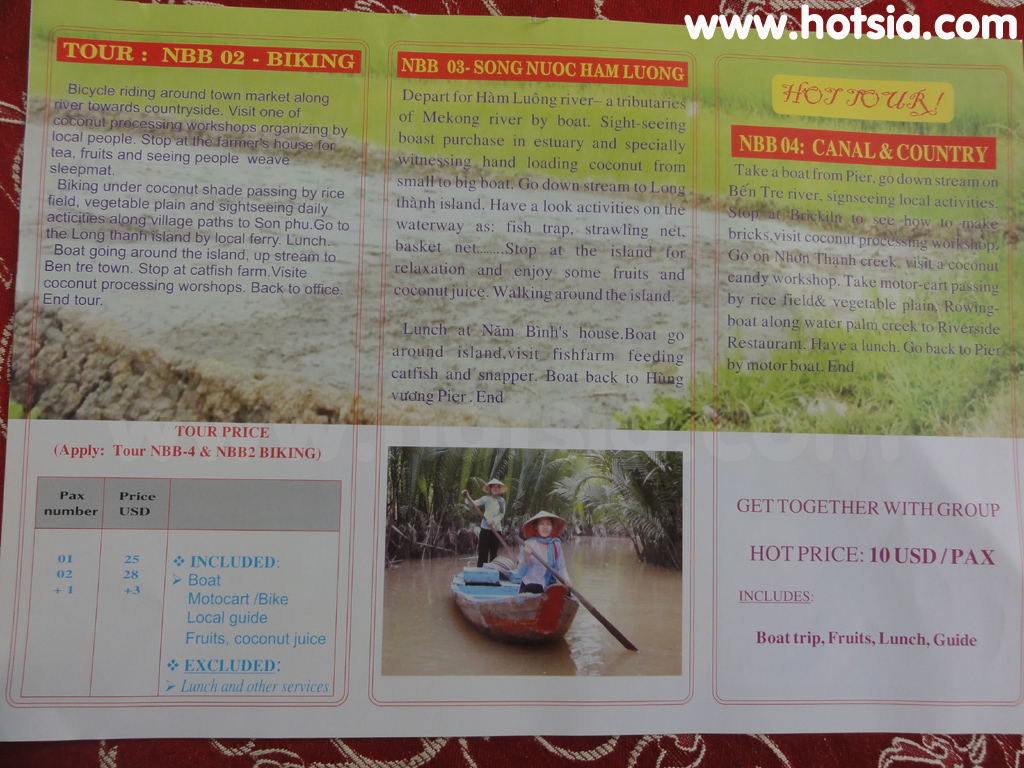 เบ๋นแจ Ben Tre ทัวร์เที่ยวสวนมะพร้าวเบ๋นแจ(Ben tre tour)