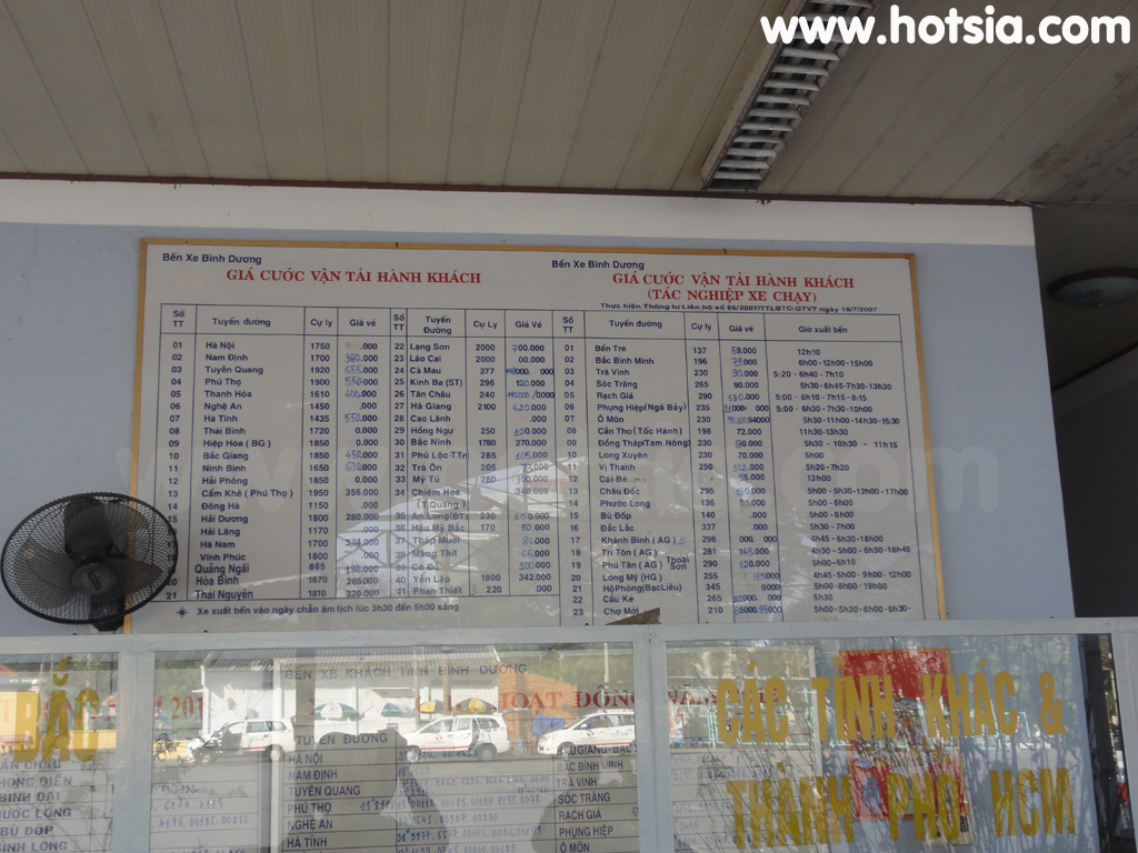 บิ่งเซือง Binh Duong สถานีขนส่งถูโด่วโมท(Thu dau mot bus station)