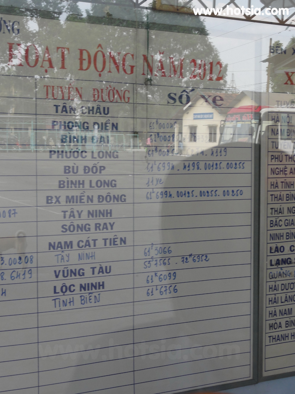 บิ่งเซือง Binh Duong สถานีขนส่งถูโด่วโมท(Thu dau mot bus station)