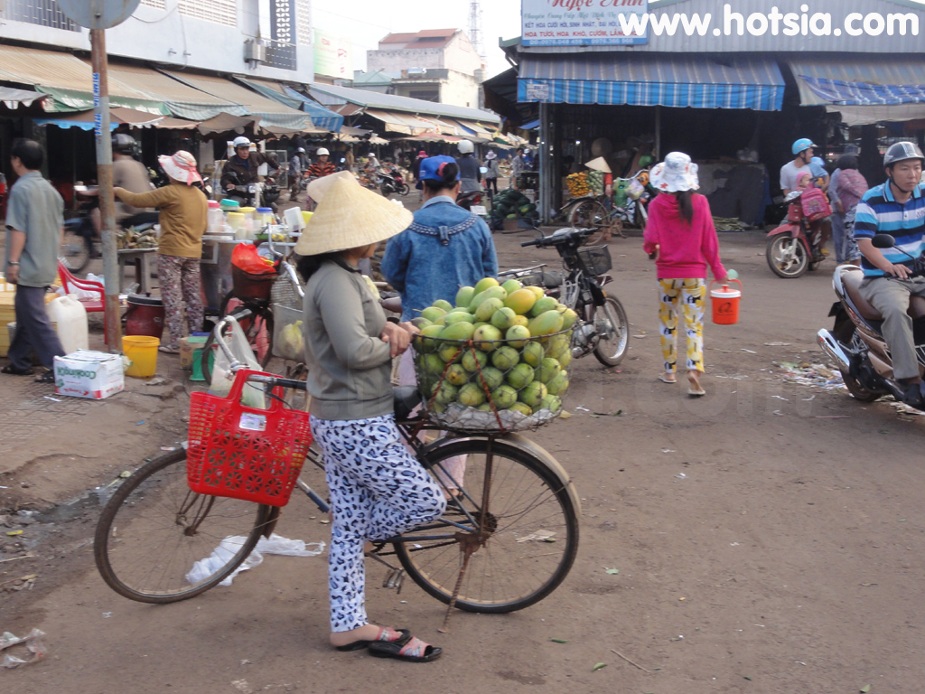 บิ่ญฟวก Binh Phuoc ตลาดเมืองดองซอย(Dong xoai market)
