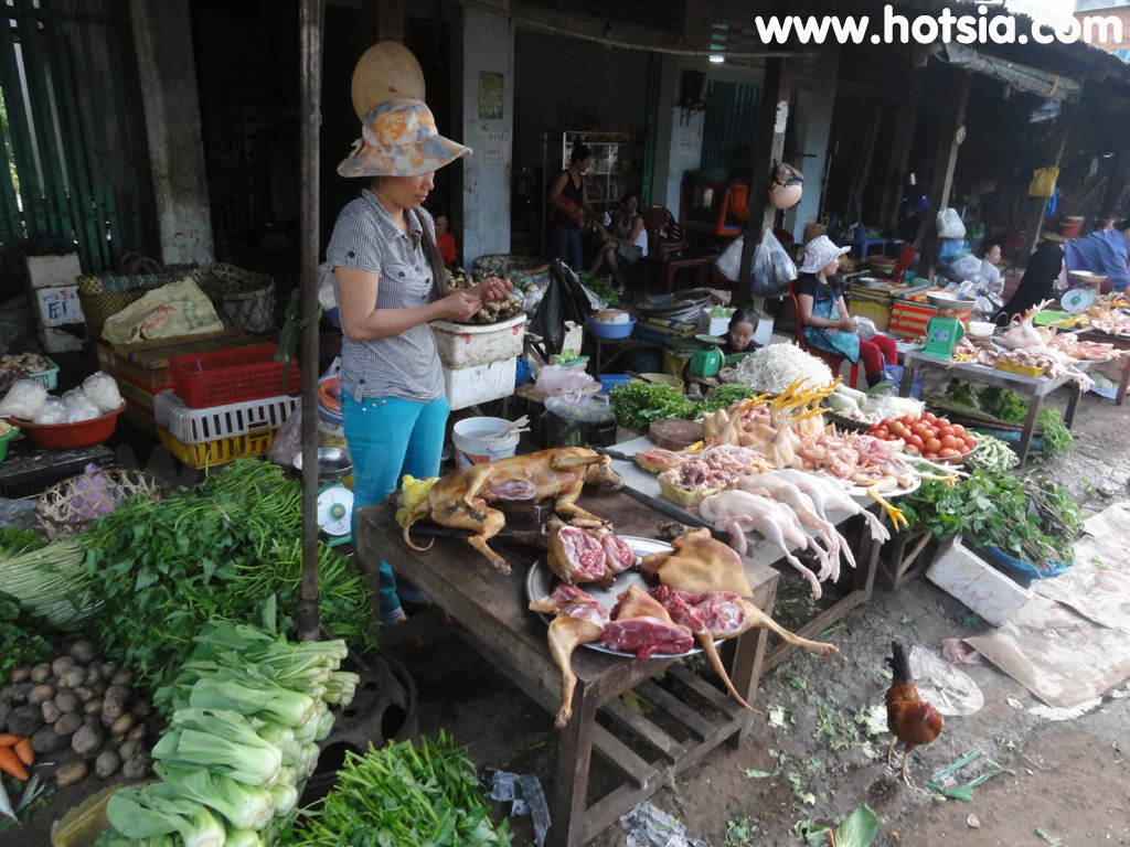 บิ่ญฟวก Binh Phuoc ตลาดเมืองดองซอย(Dong xoai market)
