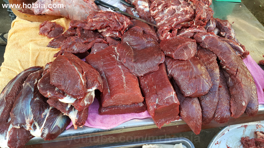เมืองด่งซอย(Dong Xoai) จังหวัดบิ่ญเฟือก(Binh Phuoc) ตลาดเช้าด่งซอย(Dong Xoai morning market 2016)