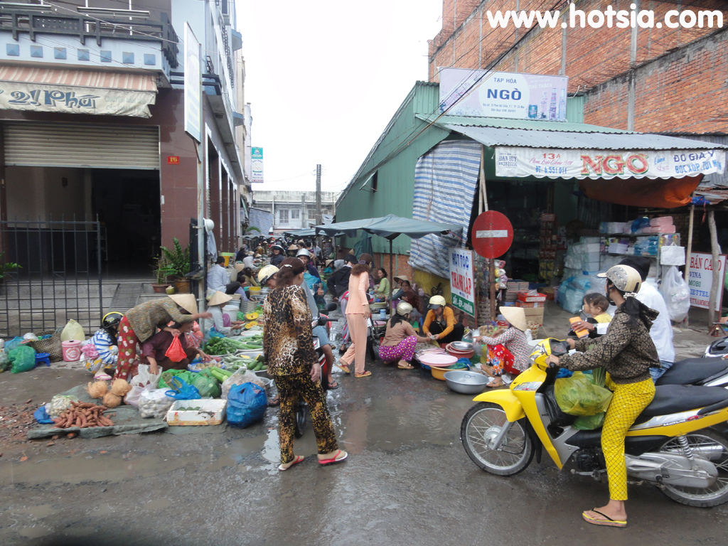 จังหวัดก่าเมา(Ca Mau vietnam) ตลาดกาเมา