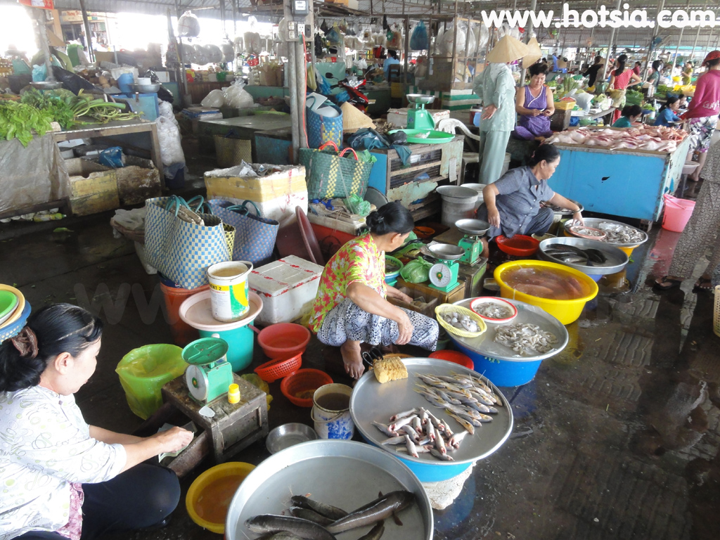 จังหวัดคันโถ (เกิ่มเทอ Can Tho) ตลาดเมืองเกิ่นเทอ (คันโถ)