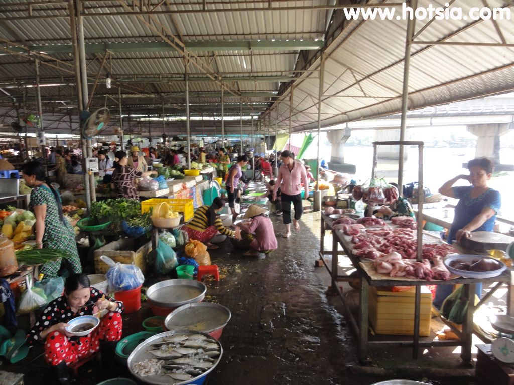 จังหวัดคันโถ (เกิ่มเทอ Can Tho) ตลาดเมืองเกิ่นเทอ (คันโถ)