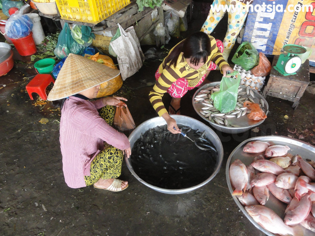 จังหวัดคันโถ (เกิ่มเทอ Can Tho) ตลาดเมืองเกิ่นเทอ (คันโถ)