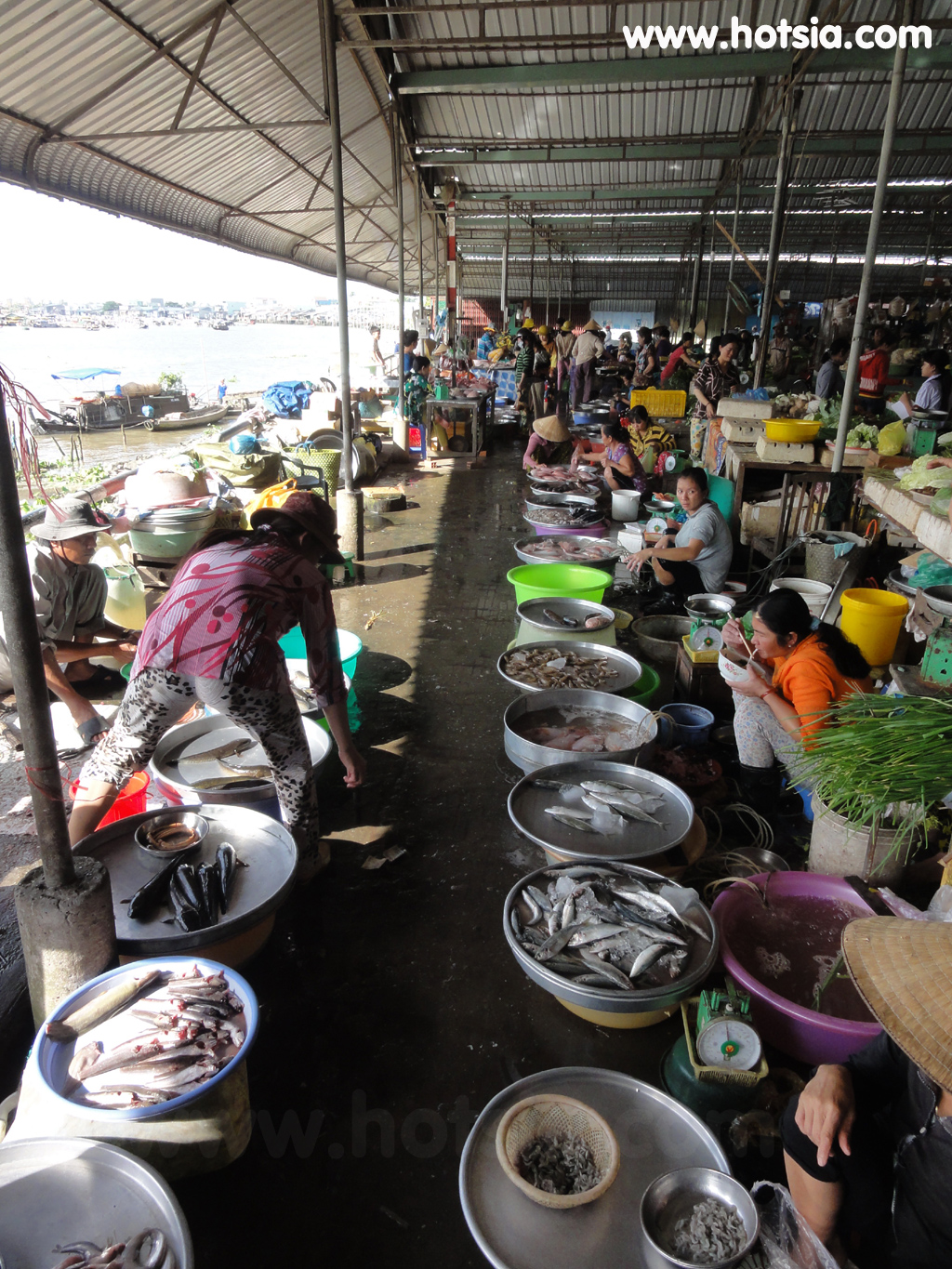 จังหวัดคันโถ (เกิ่มเทอ Can Tho) ตลาดเมืองเกิ่นเทอ (คันโถ)