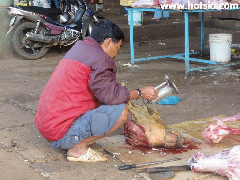 ดักโนง Dak Nong ตลาดเช้ายาเงี๋ย(Gai Nghia )