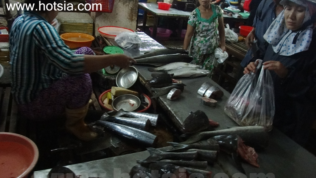 จังหวัดนิงถ่วน ตลาดเช้าฟานราง เวียดนาม