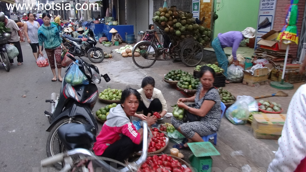 จังหวัดฟานเถียต ตลาดเช้าในฟานเถียต