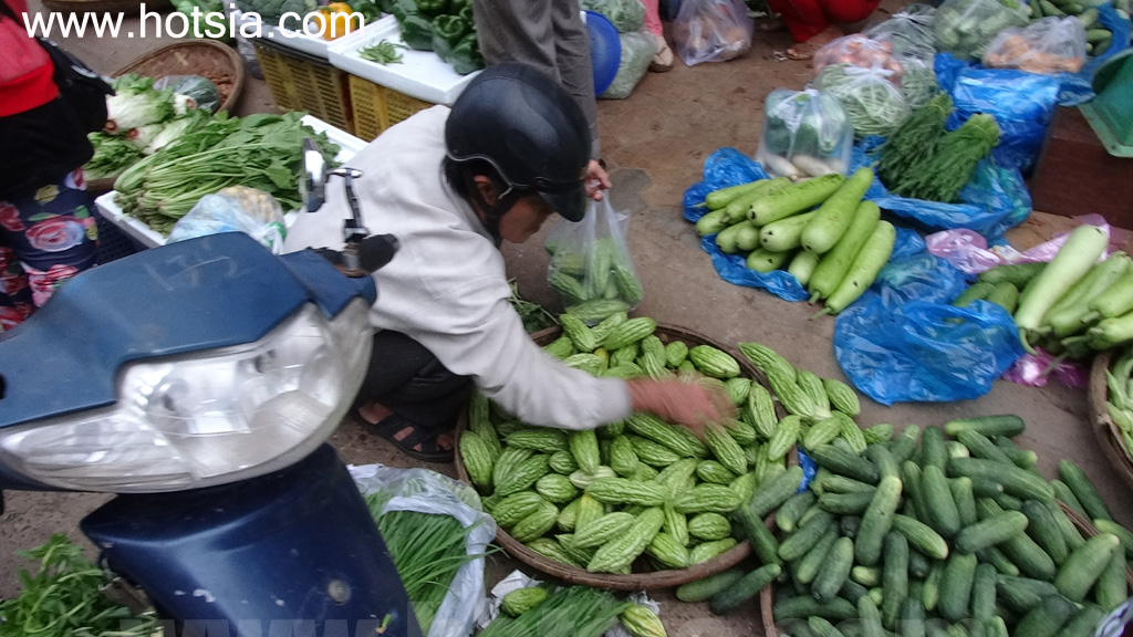 จังหวัดฟานเถียต ตลาดเช้าในฟานเถียต