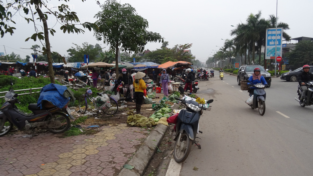 เมืองเหวียตจี่(Viet Tri) จังหวัดฟู้เถาะ(Phu Tho) ตลาดชาวบ้านเมืองเหวียตจี่(Viet Tri morning market)