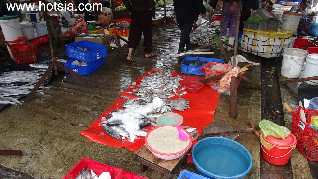 เที่ยวจังหวัดกวั๋งนาม ตลาดเช้าตัมกี่