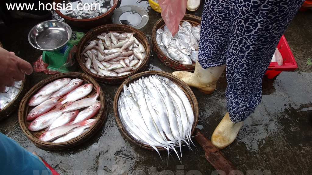 เที่ยวจังหวัดกวั๋งนาม ตลาดเช้าตัมกี่
