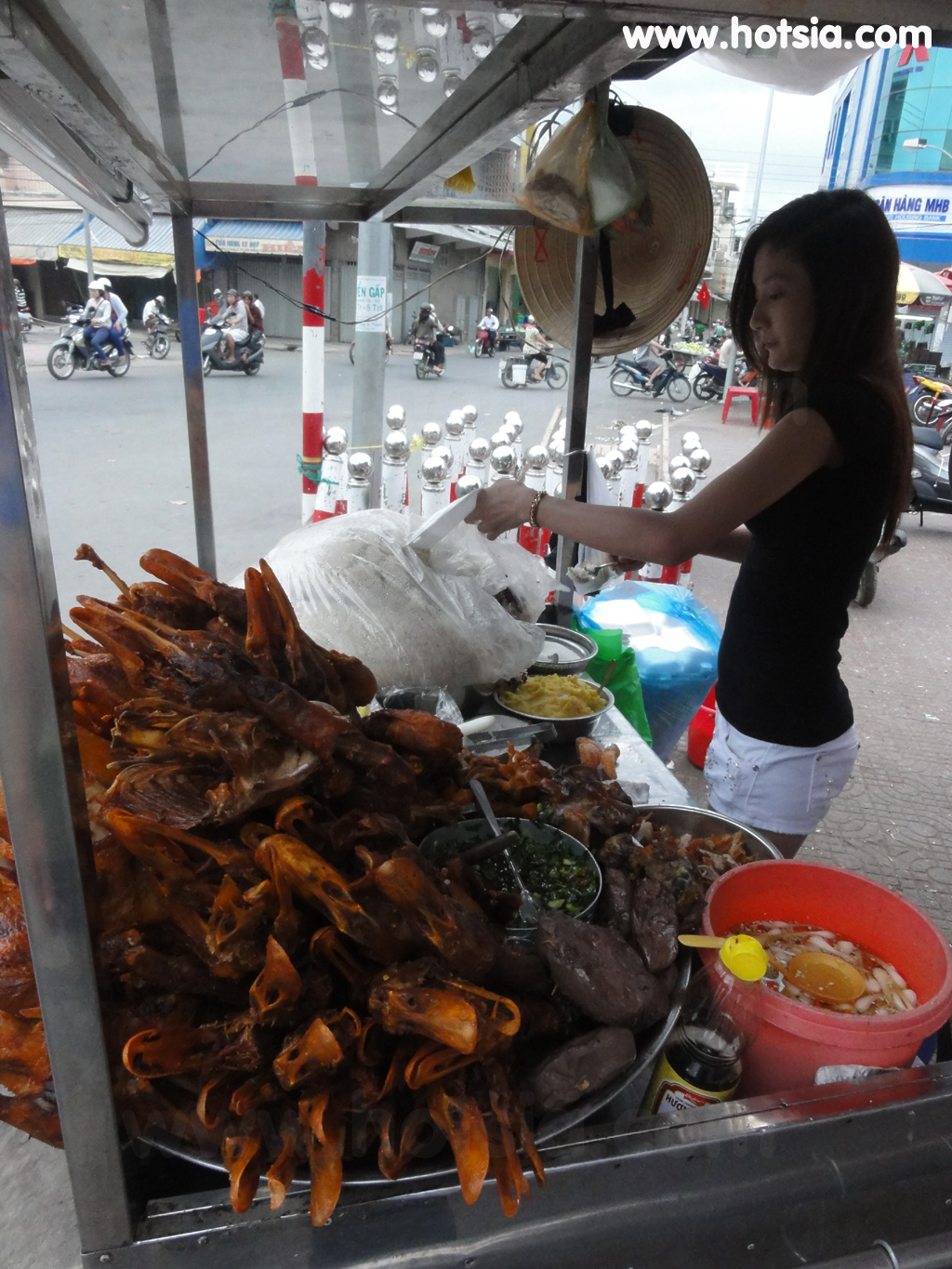 เที่ยวจังหวัดช็อกจรัง(Soc trang) ข้าวเหนียวหน้าเป็ด (Soc trang food)
