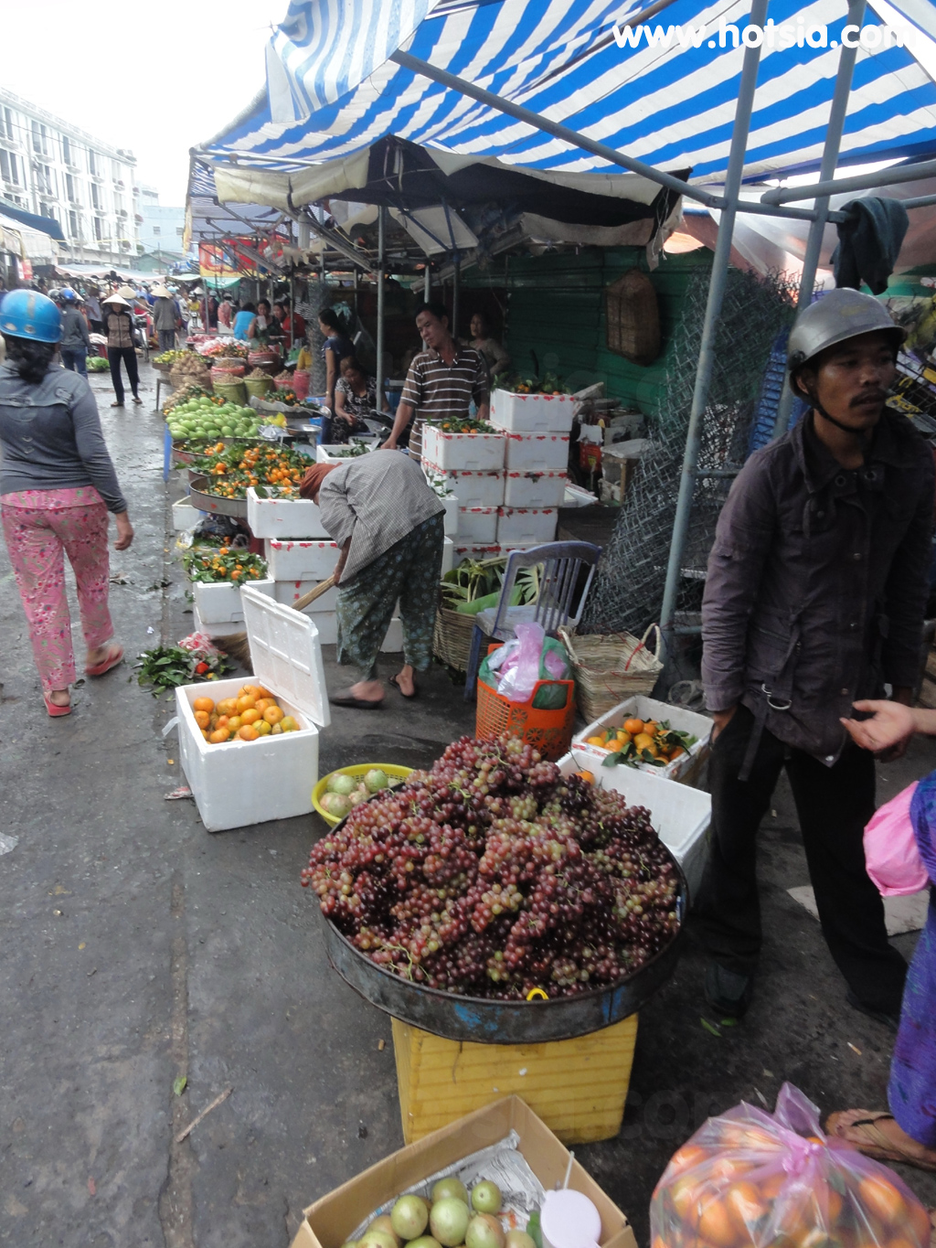 เที่ยวจังหวัดช็อกจรัง(Soc trang) ตลาดช็อกจรัง(Soc trang market)