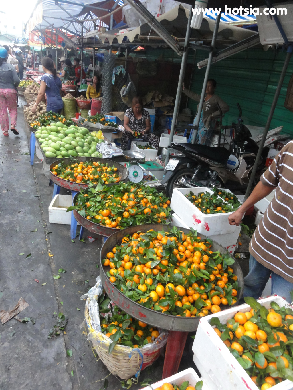 เที่ยวจังหวัดช็อกจรัง(Soc trang) ตลาดช็อกจรัง(Soc trang market)