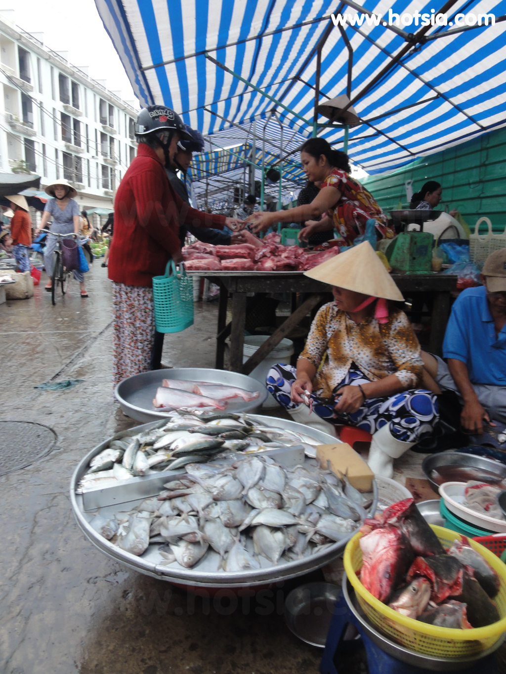 เที่ยวจังหวัดช็อกจรัง(Soc trang) ตลาดช็อกจรัง(Soc trang market)