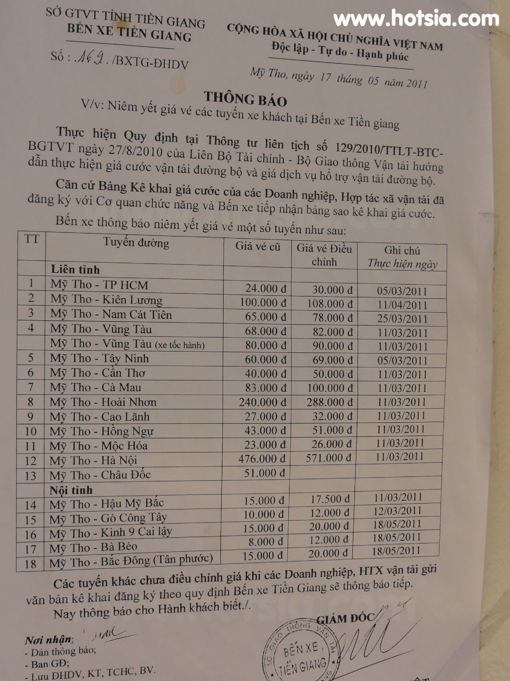 เตี่ยนยาง Tien Giang สถานีขนส่งหมีเทอ จังหวัดเตี่ยนยาง my tho bus bus station