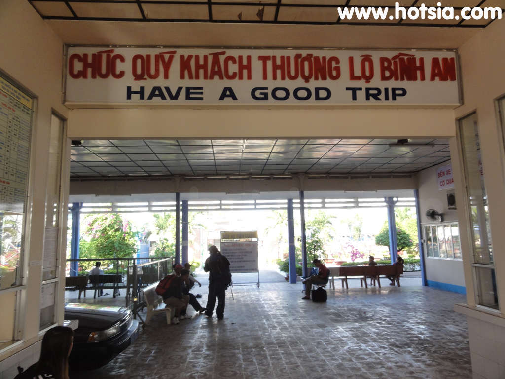 เตี่ยนยาง Tien Giang สถานีขนส่งหมีเทอ จังหวัดเตี่ยนยาง my tho bus bus station
