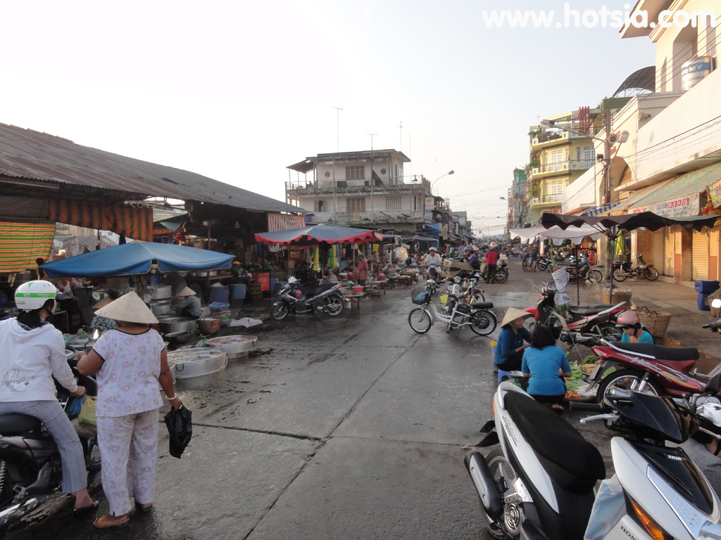 เตี่ยนยาง Tien Giang ตลาดเช้าหมีเทอ จังหวัดเตี่ยนยาง(my tho market)