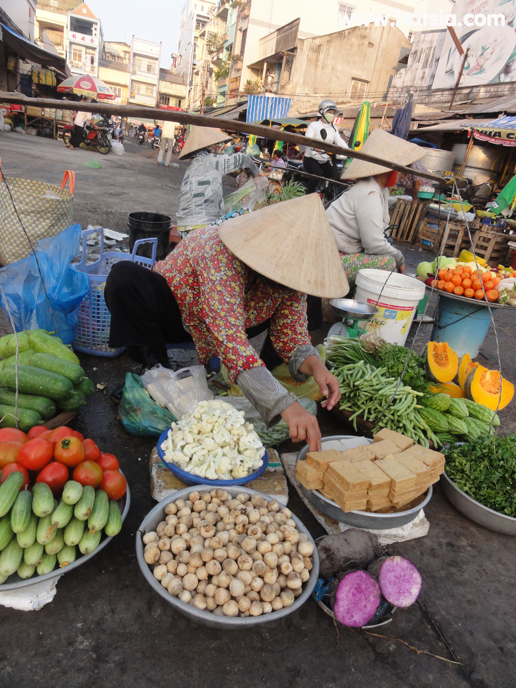 เตี่ยนยาง Tien Giang ตลาดเช้าหมีเทอ จังหวัดเตี่ยนยาง(my tho market)