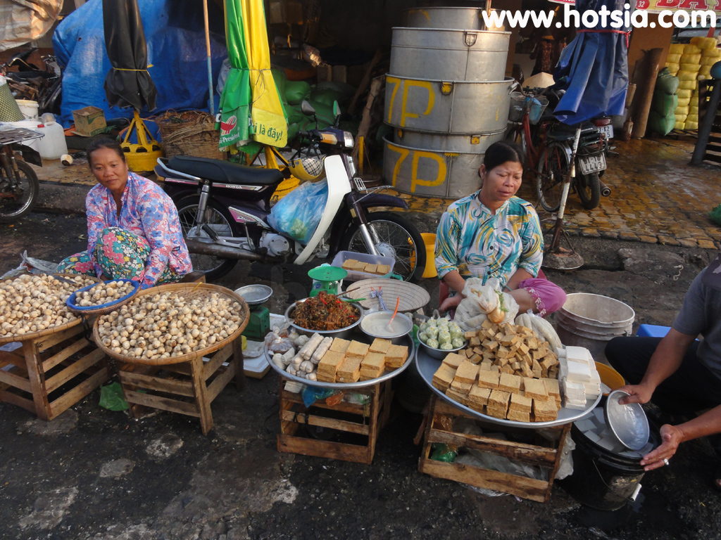 เตี่ยนยาง Tien Giang ตลาดเช้าหมีเทอ จังหวัดเตี่ยนยาง(my tho market)
