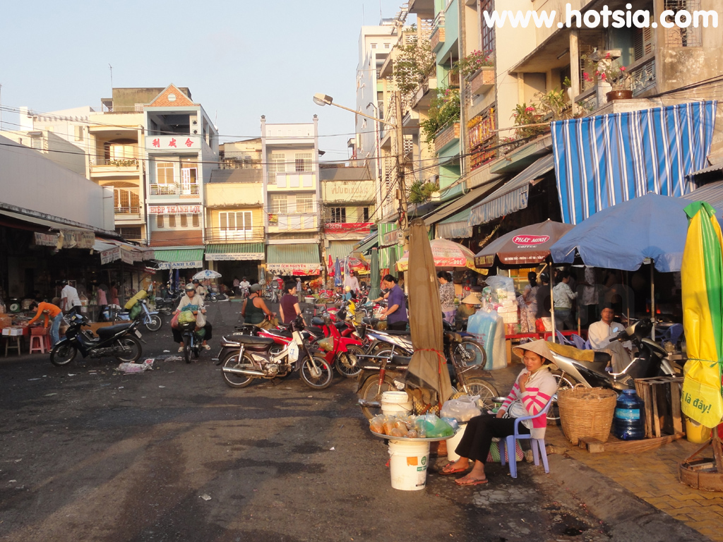 เตี่ยนยาง Tien Giang ตลาดเช้าหมีเทอ จังหวัดเตี่ยนยาง(my tho market)