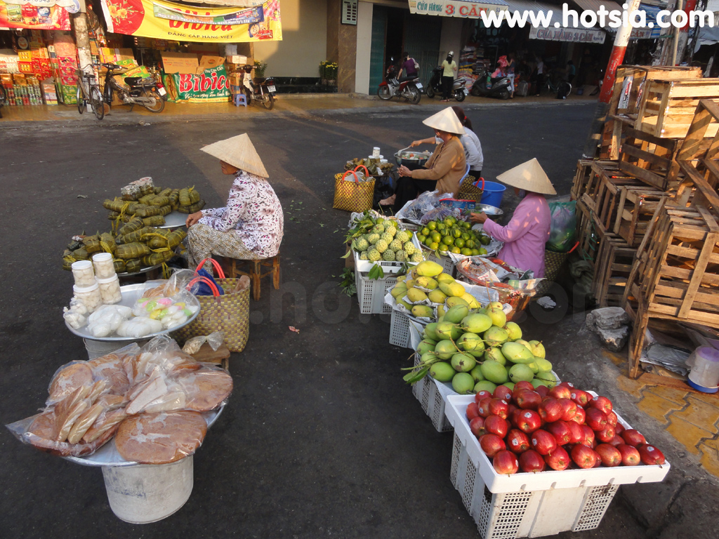 เตี่ยนยาง Tien Giang ตลาดเช้าหมีเทอ จังหวัดเตี่ยนยาง(my tho market)