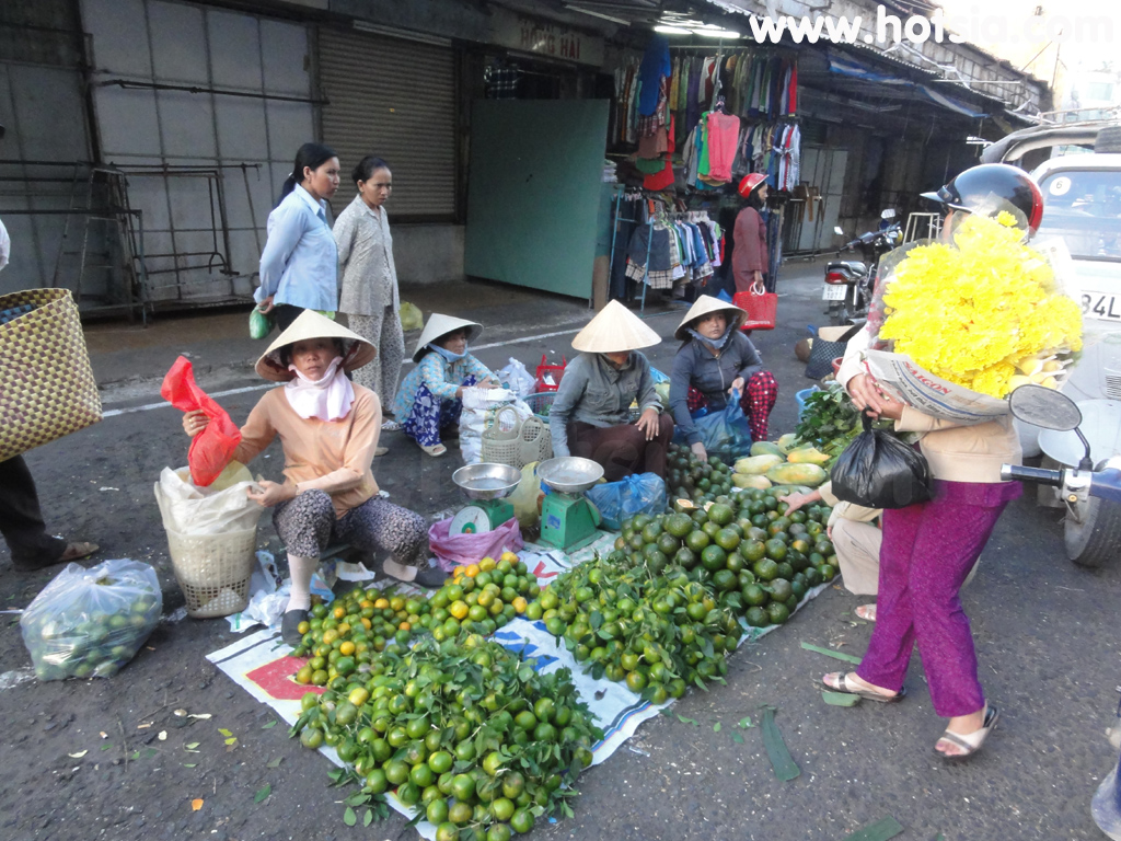 จร่าวิญ Tra Vinh ตลาดสดเช้า-เย็น เมืองจร่าวิญ(Tra Vinh)