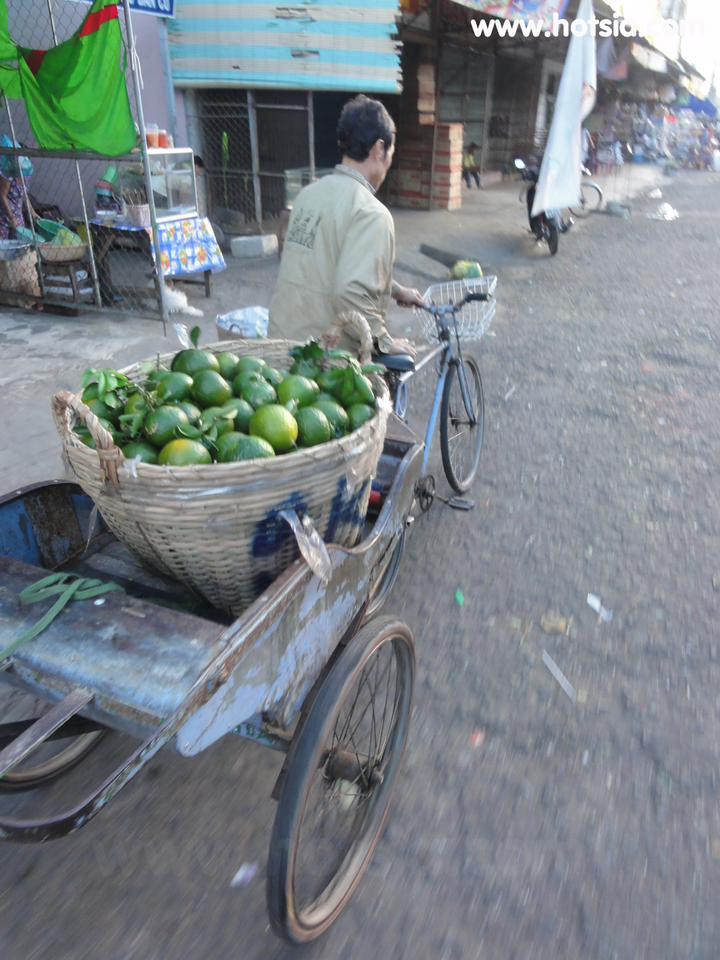 จร่าวิญ Tra Vinh ตลาดสดเช้า-เย็น เมืองจร่าวิญ(Tra Vinh)