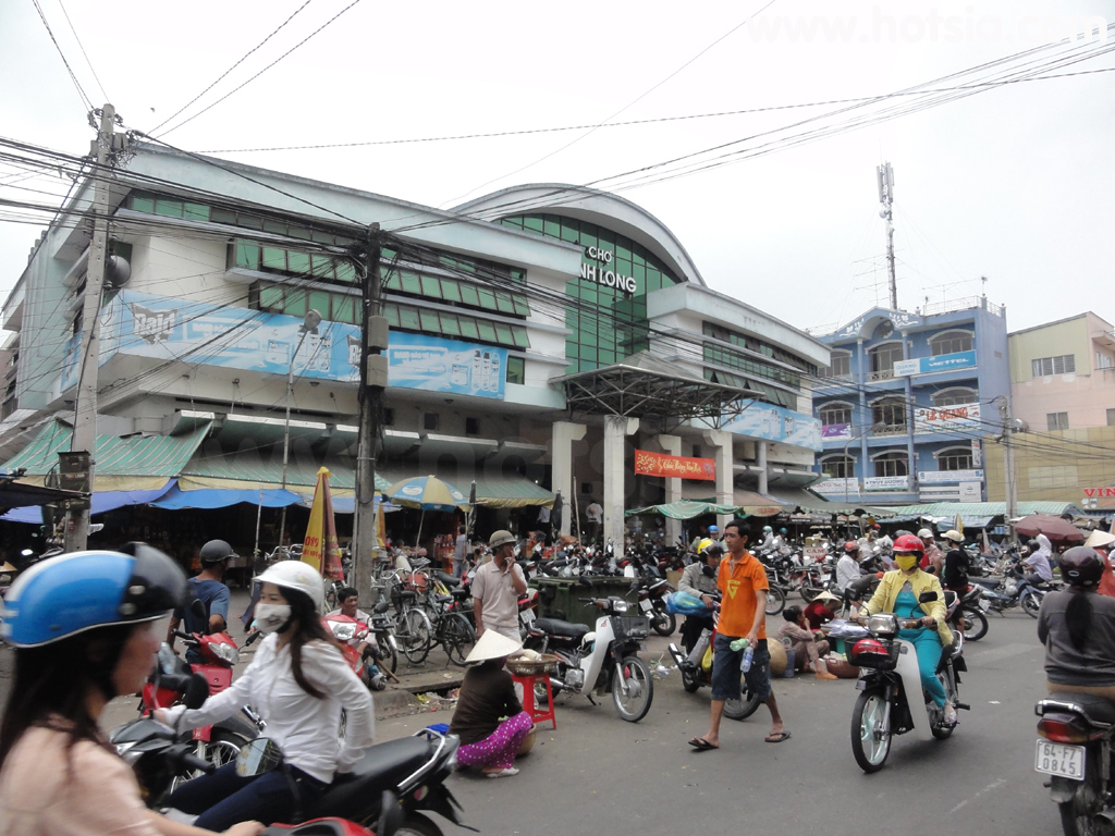หวิงลอง Vinh Long ตลาดสดเมืองหวิงลอง (Vinh Long)
