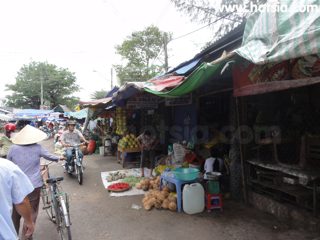 หวิงลอง Vinh Long ตลาดสดเมืองหวิงลอง (Vinh Long)